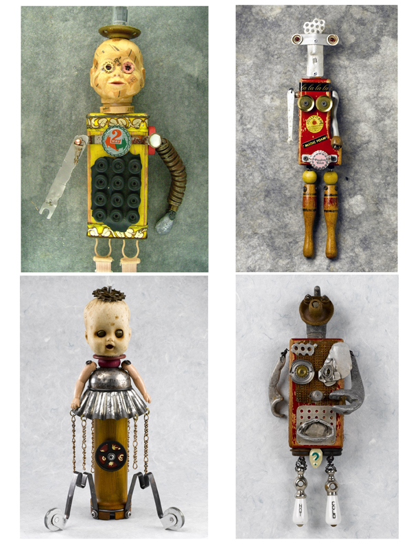 mixed media dolls